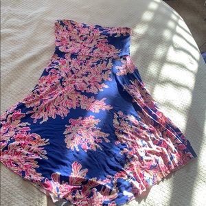 Strapless Lilly Pulitzer dress